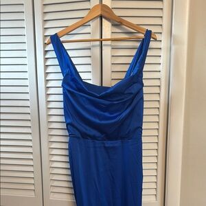 Elegant Blue Women's Dress
